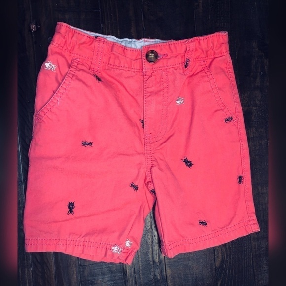 Carters Bug Shorts Coral Pink 5 - Picture 1 of 2